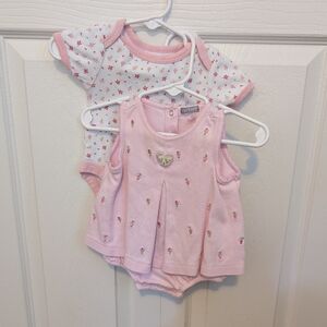 Baby Girl Set Of Onesies